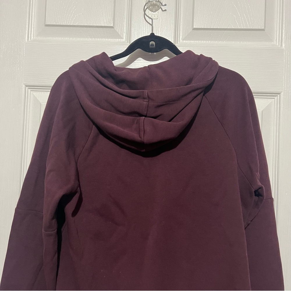 💗 Express - Mens Burgundy Zip-Up Jacket‎ - Picture 7 of 9